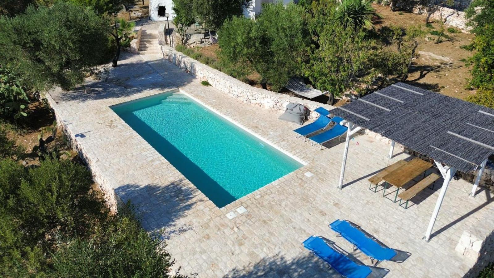 Casa Giuliveto - Charmantes Ferienhaus Mit Privatpool In Olivenhain Ostuni Eksteriør bilde